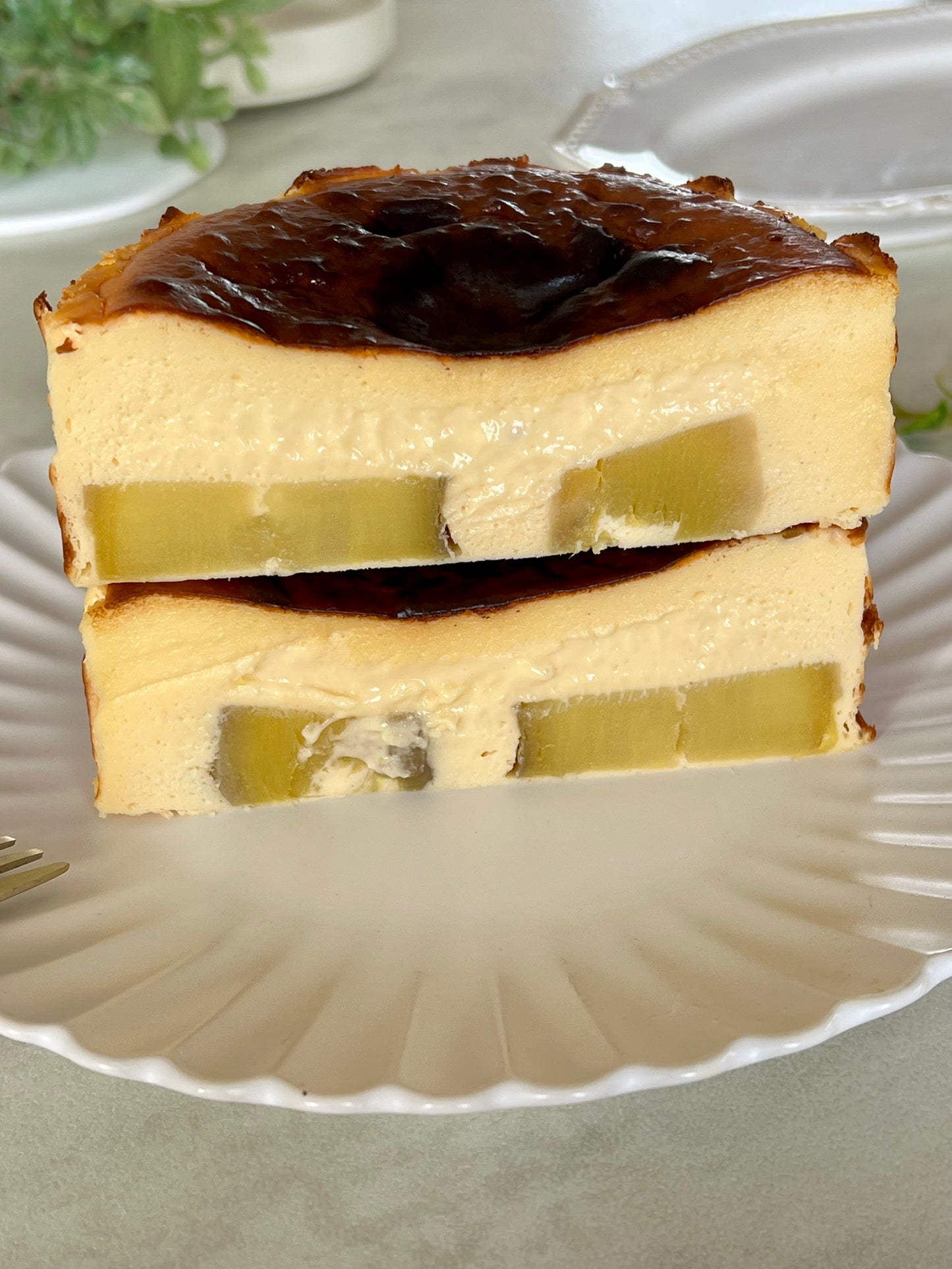 さつま芋のバスクチーズケーキ