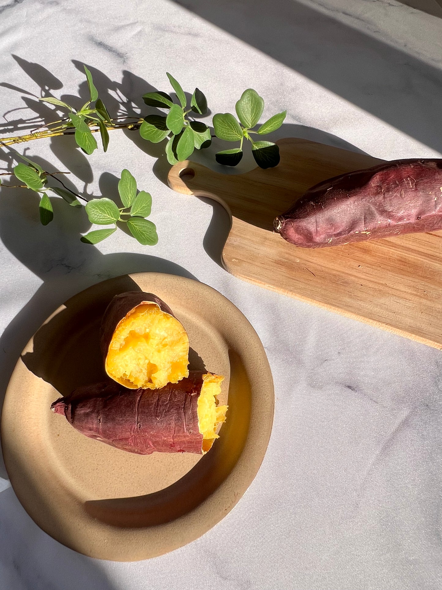 さつま芋のバスクチーズケーキ