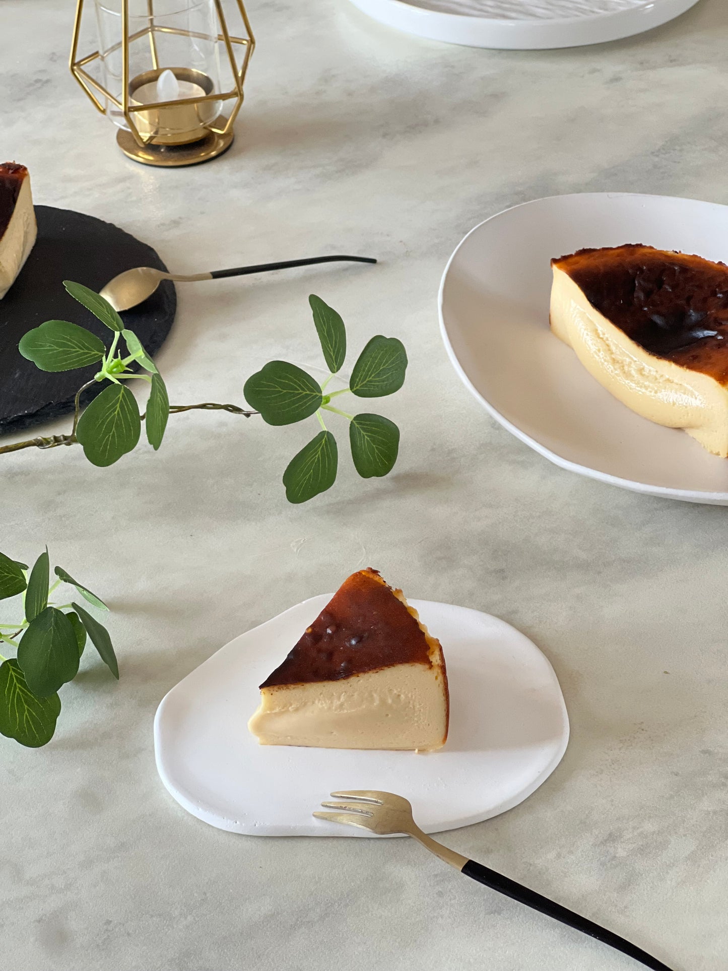 とろっとろバスクチーズケーキ