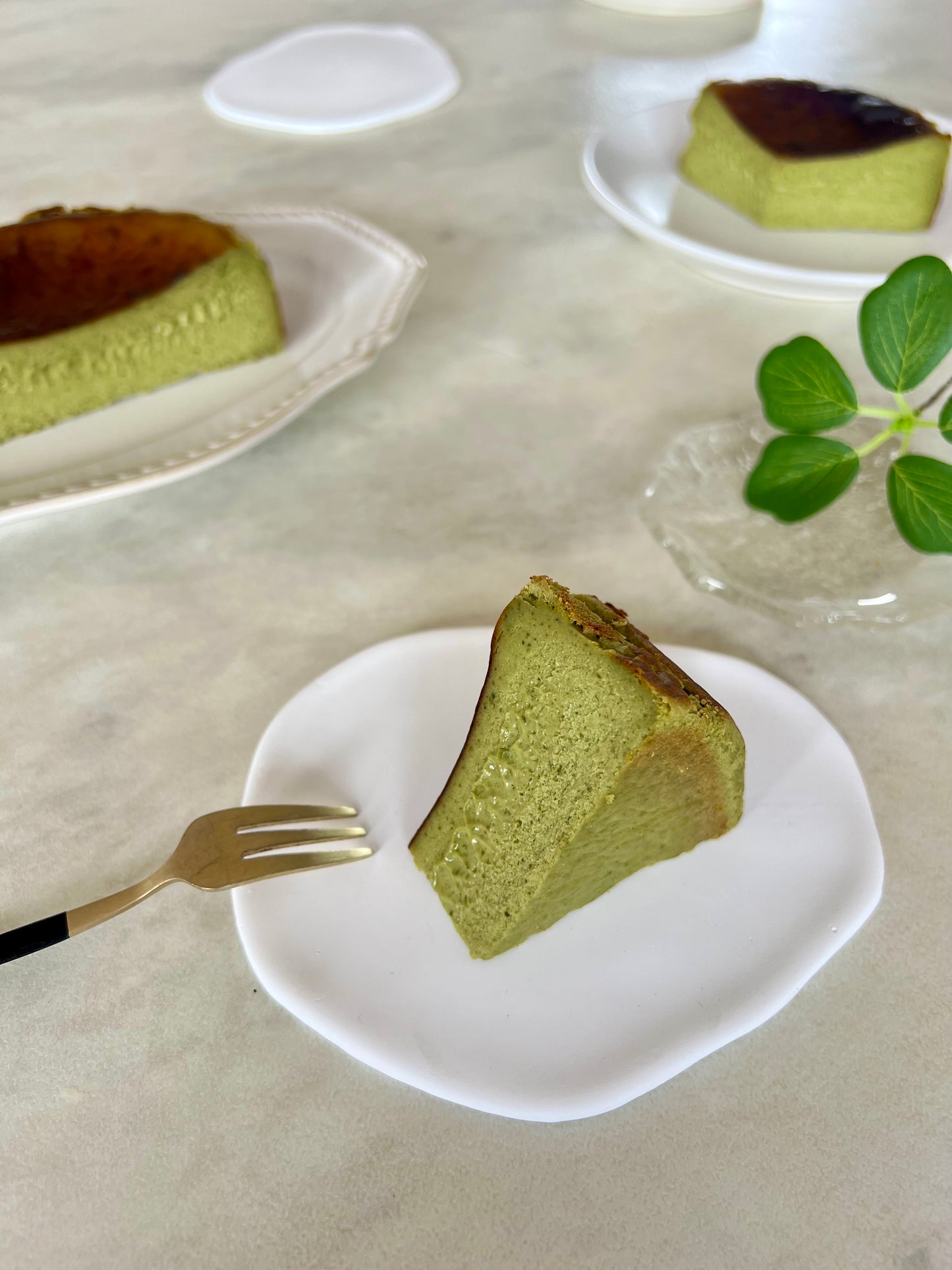 とろける抹茶バスクチーズケーキ