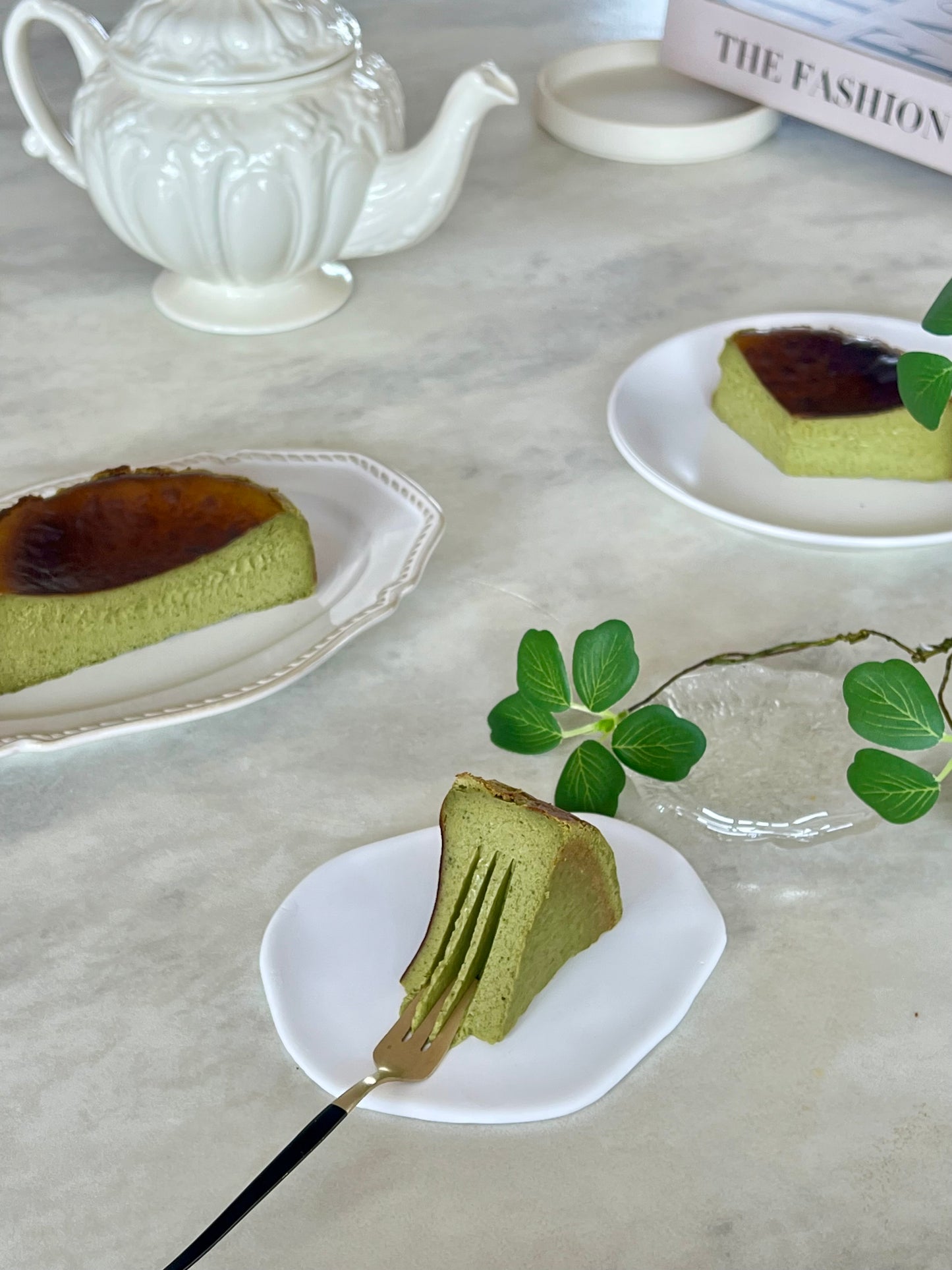 とろける抹茶バスクチーズケーキ