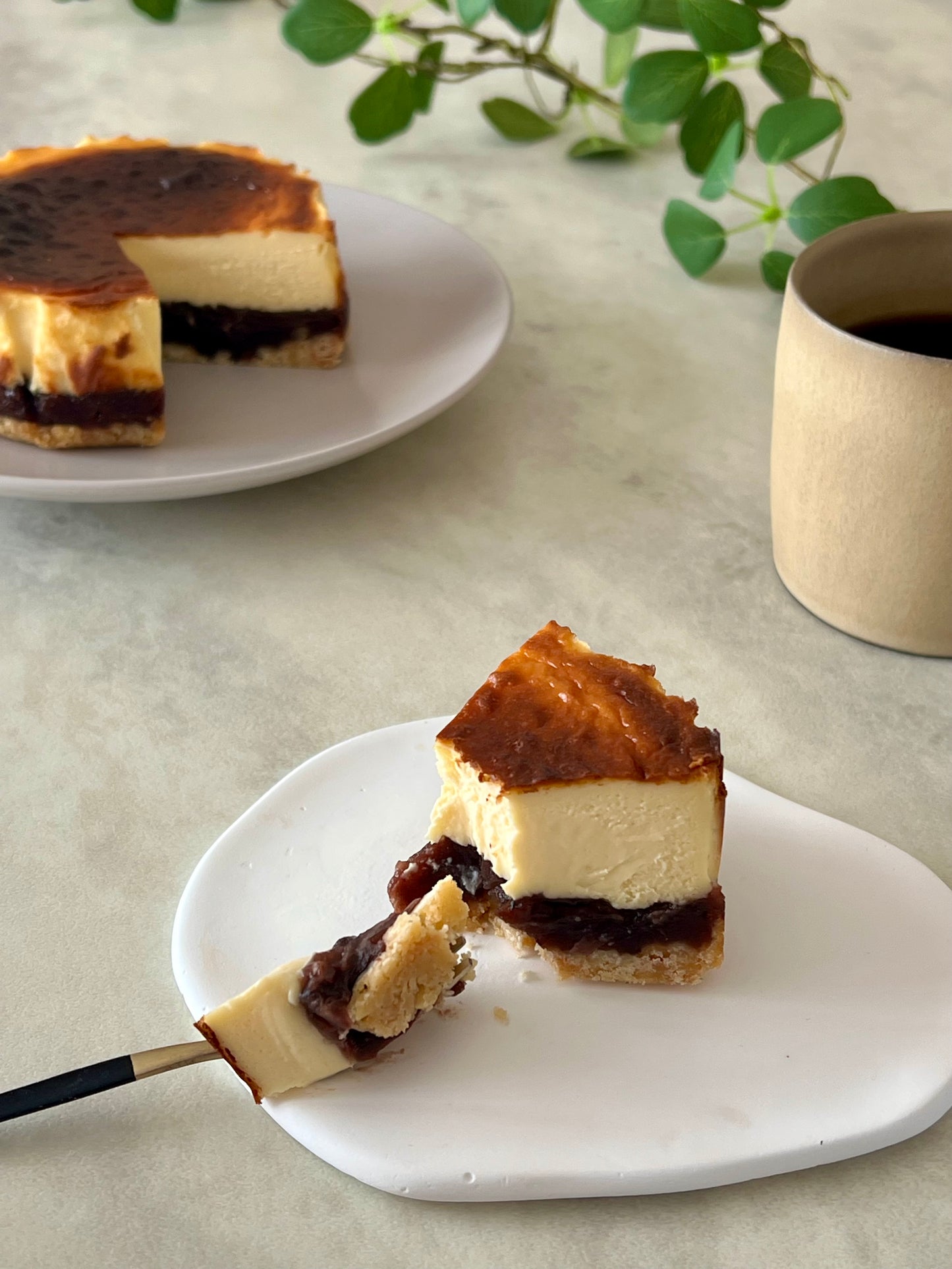 【新発売】あんバスクチーズケーキ