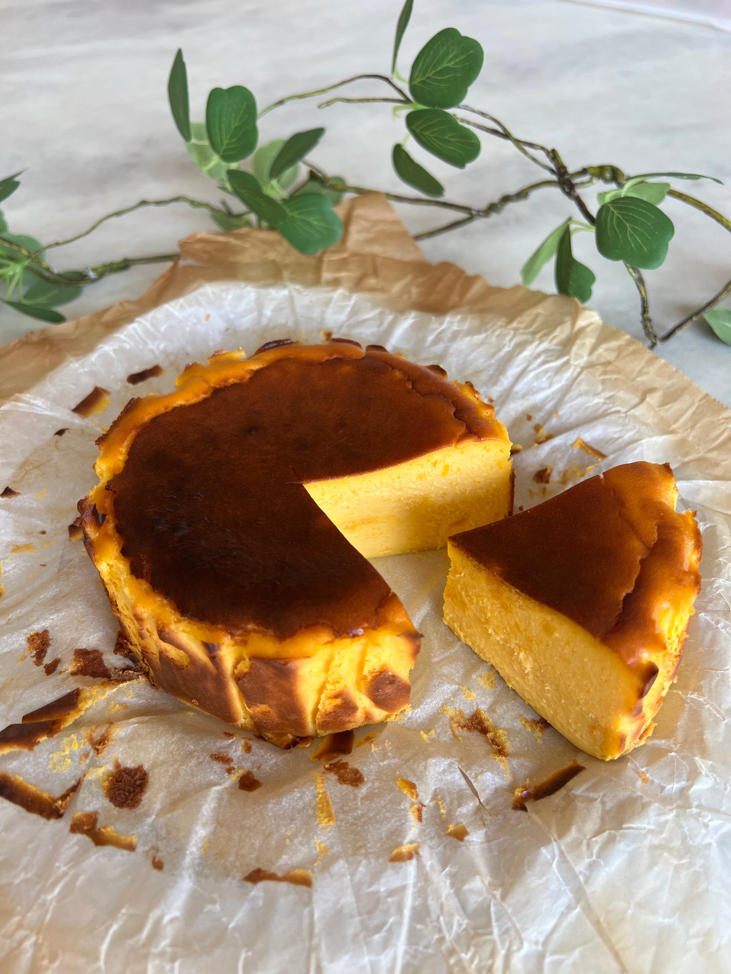 かぼちゃバスクチーズケーキ