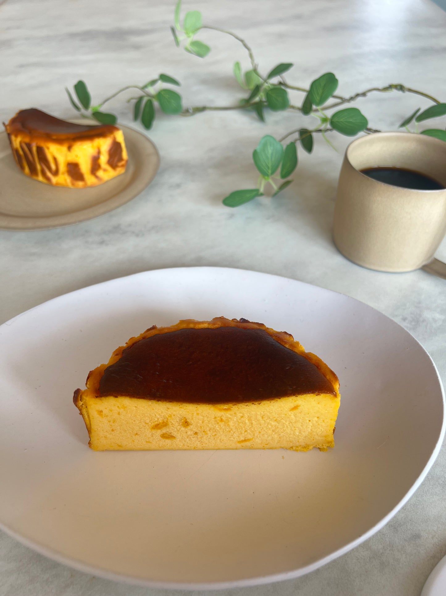 かぼちゃバスクチーズケーキ