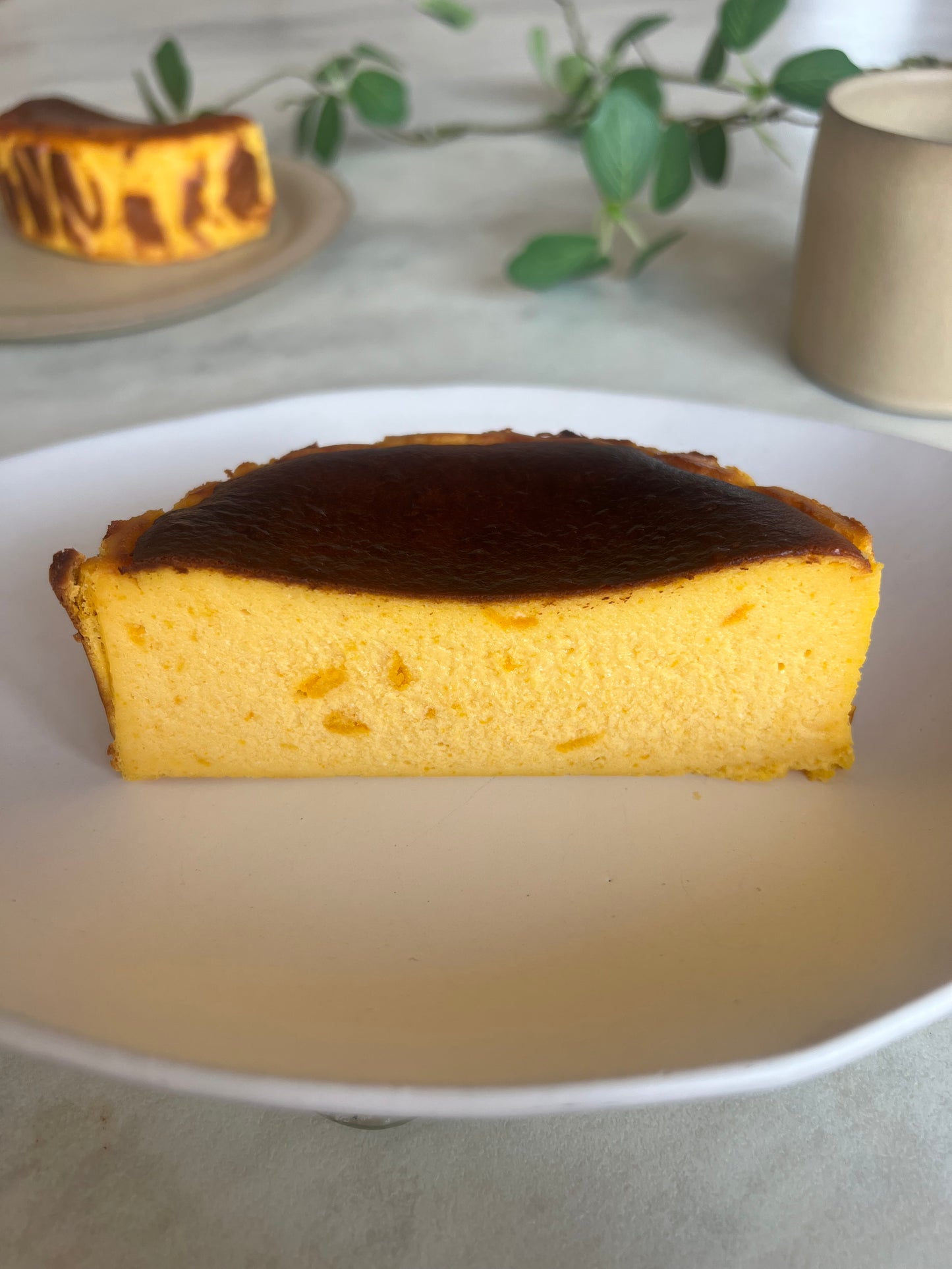 かぼちゃバスクチーズケーキ